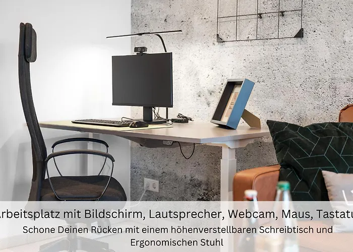 Апартаменты Urban Jungle Industrial Parkplatz Balkon Business Драйайх